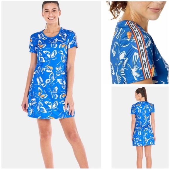 Adidas x Farm Rio Butterfly Dress Size Large - Picture 2 of 9